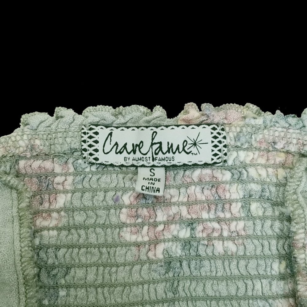 Lace Up Floral Prairie Top - Picture 5 of 5